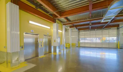 indoor unloading bay